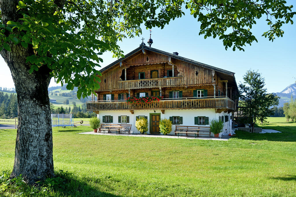 Ferienhaus Hinterebenhub ฮอพฟ์การ์เทน อิม บริกเซนทัล ภายนอก รูปภาพ